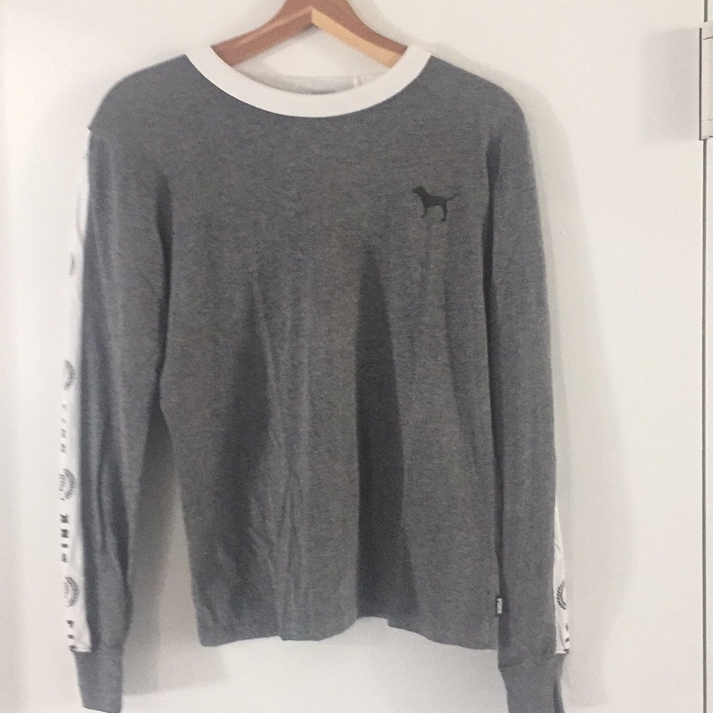 Pink long sleeve Ringer tee - Picture 2 of 4
